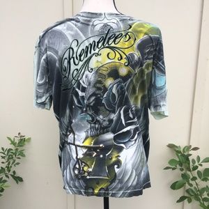 Remelee Sz M Skull T-Shirt Men